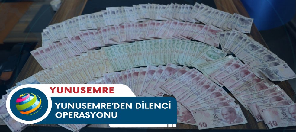YUNUSEMRE’DEN DİLENCİ OPERASYONU