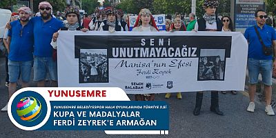 KUPA VE MADALYALAR FERDİ ZEYREK'E ARMAĞAN
