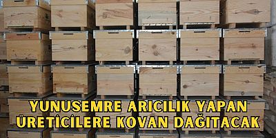 YUNUSEMRE ARICILIK YAPAN ÜRETİCİLERE KOVAN DAĞITACAK