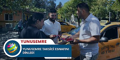 YUNUSEMRE TAKSİCİ ESNAFINI DİNLEDİ