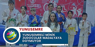 YUNUSEMRELİ MİNİK JUDOCULAR MADALYAYA DOYMUYOR